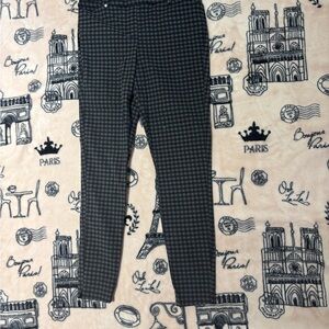 Maurices Black and Gray Checkered Trousers